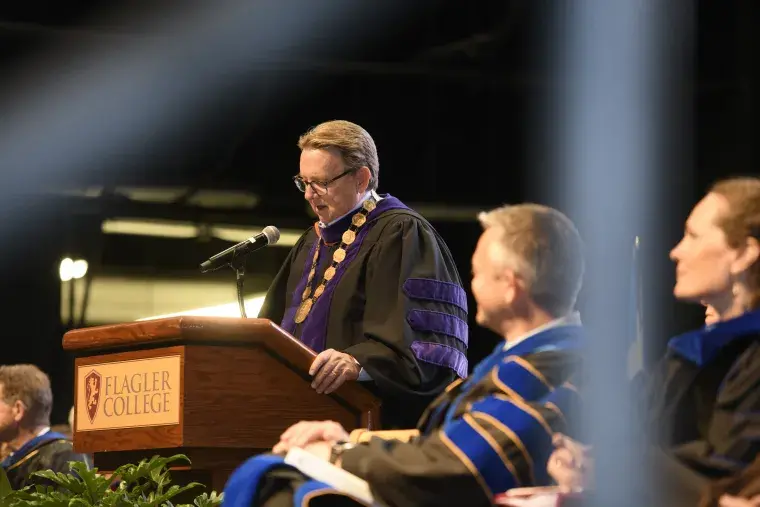 President Delaney at Class of 2022 Commencement