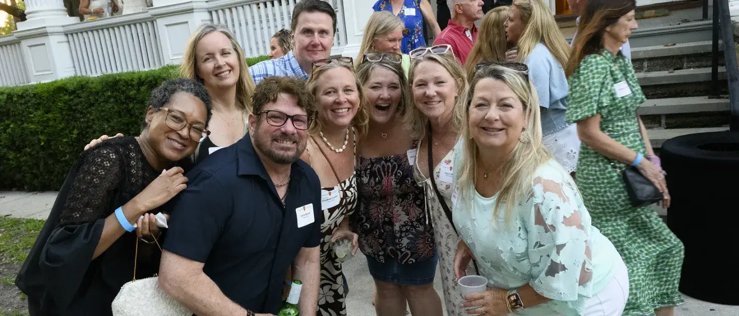 Alumni group at event
