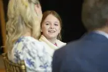 Haly at Alumni awards luncheon 2025