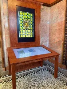 Rotunda Exhibit Stained Glass