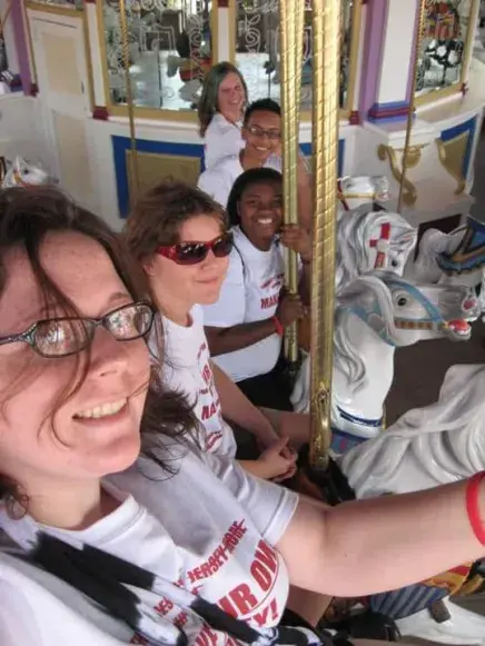 2010 | Students on Disney carousel