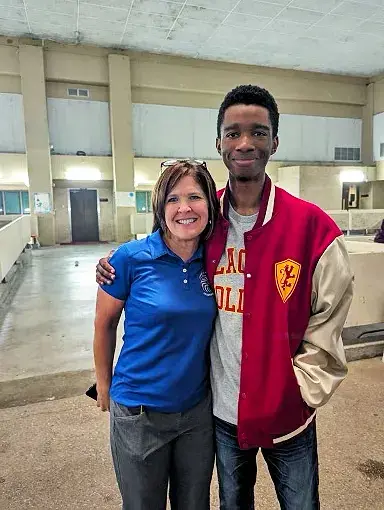 McClendon & his HS Principal