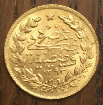 A golden coin