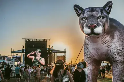 Photo of Large Florida Panther at Sing Out Loud Festival