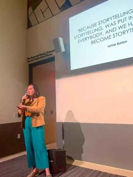 Emily presenting