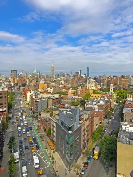 NYC streets from above (shot from Luis)