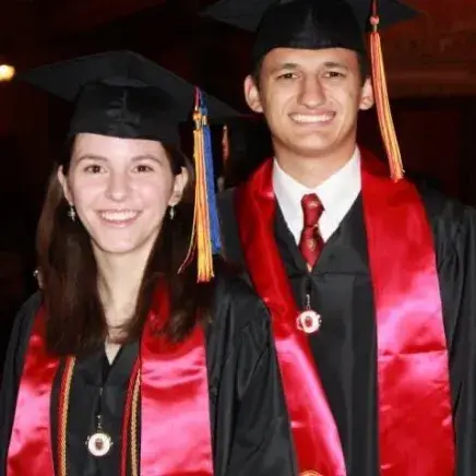 The Carrolls at graduation