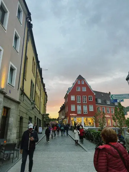 Wurzburg city streets