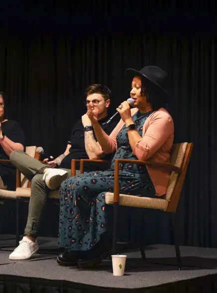 Monique Madrid WIFT Panel shot
