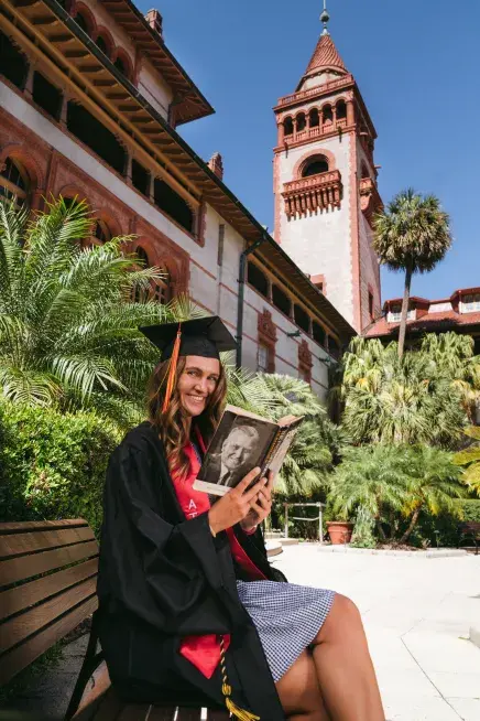 Mattie Culver with Book