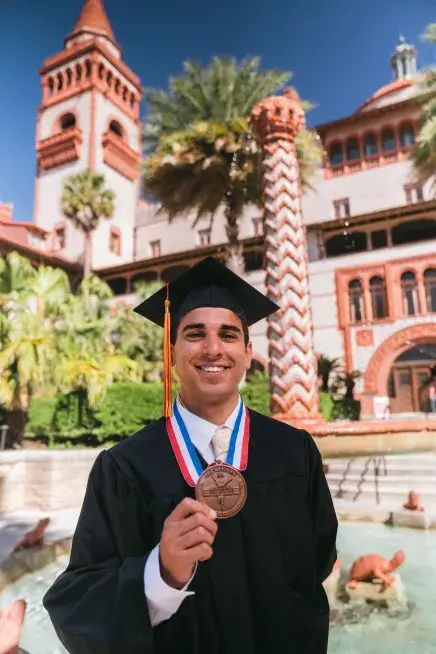 Francisco Rameriz with Medal