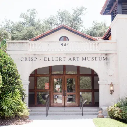 exterior of the Crisp-Ellert Art Museum