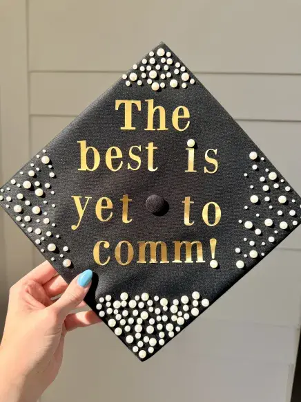 Kelsey Hearns' grad cap design