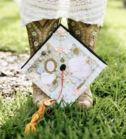Jillian Orth's graduation cap design