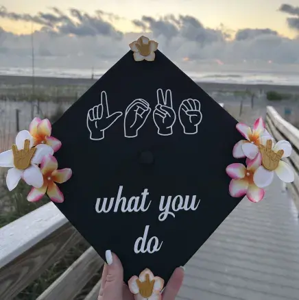 Robin Metallo's graduate cap design