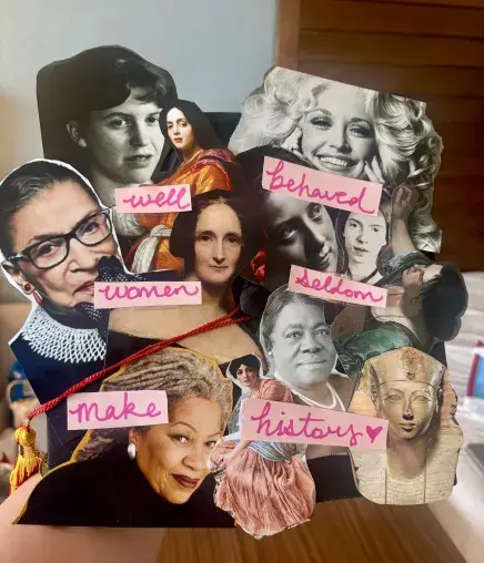 Hillary Neumann's grad cap design