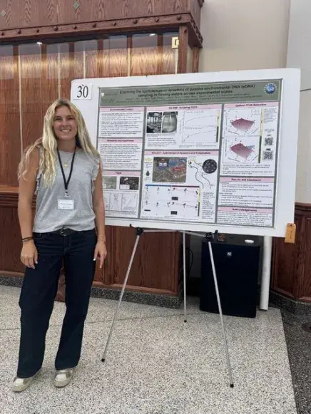 Barbara Tucker presenting her research 