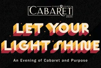 Cabaret poster: Let Your Light Shine