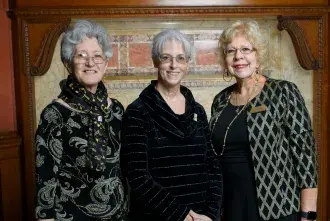 Kathryn Trillas (Middle) and peers (Right & Left) at Flagler event
