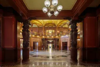 Looking across the rotunda in the Ponce