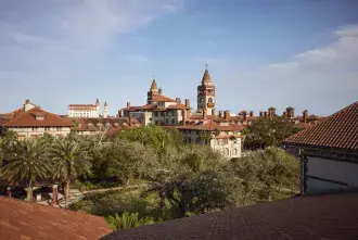 Birdseye view of Ponce and campus