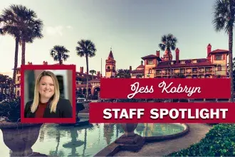 Jess Kobryn Staff Spotlight graphic