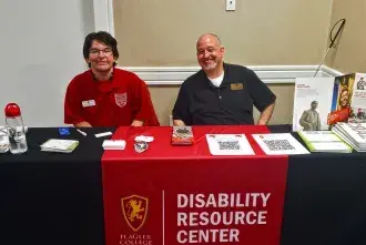 Peter and Phil tabling for Soci-Ables