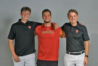 Roo Fenwick and his roommates