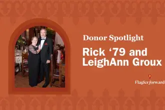 Donor Profile Template featuring Rick and LeighAnn Groux