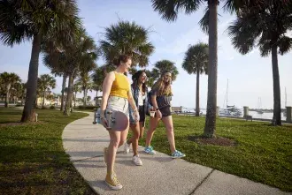Mindpower bayfront photo of three students