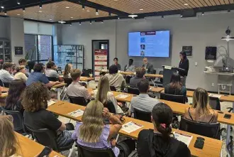 AI & your careers workshop, shot of room