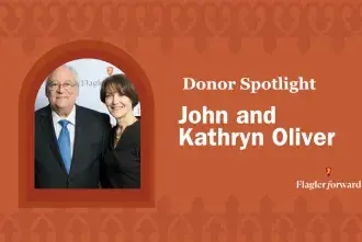 Donor Profile Template featuring John and Kathryn Oliver