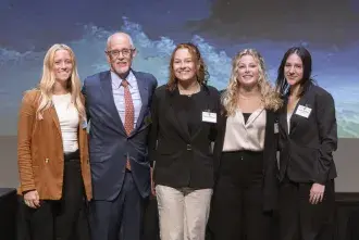 Lion's Cage 2025 winners on stage