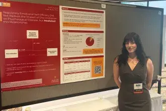 Shelby Kushner presenting her research