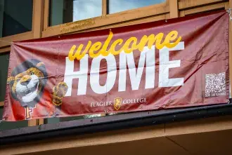 Welcome home sign