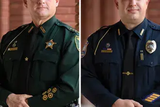 Sheriff Robert Hardwick and Daniel Carswell