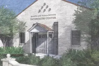 Artist rendition of the Interfaith Center