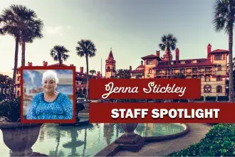Graphic for Jenna Stickley's Staff Spotlight