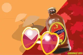 A graphic design project designed by one of Smith’s students, Michaelson. (Courtesy of Smith) 