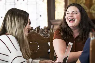 Student on computer shot