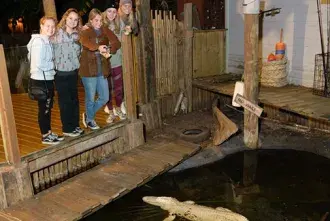 Flagler College students enjoyed a field trip to a St. Augustine staple, the alligator farm.