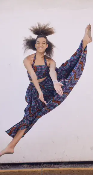 Hailey Klein jumping