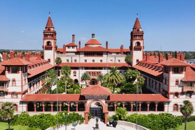 Ponce Hall on a sunny day