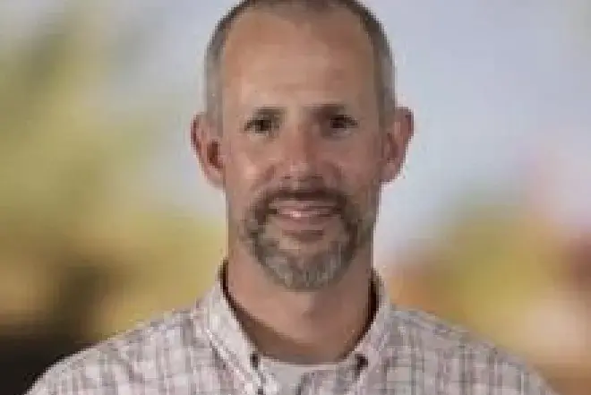 Flagler College employee Matt Brown is shown.