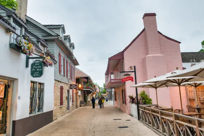 Downtown St. Augustine.