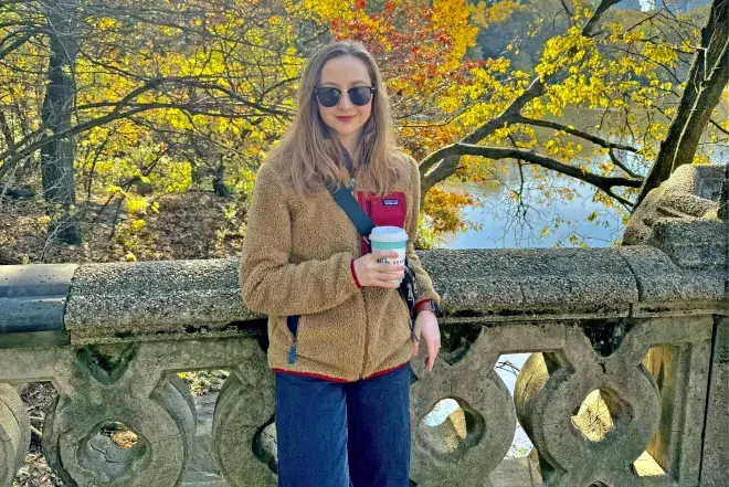 Heather Seidel in Central Park 