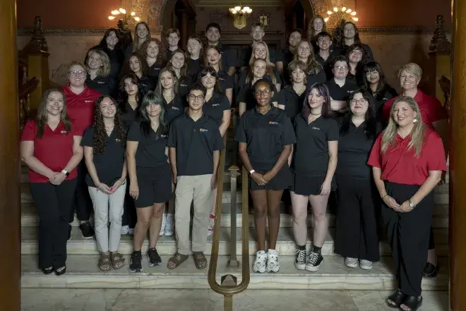 Residence Life department group photo