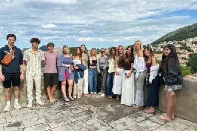 Students studying abroad in Croatia