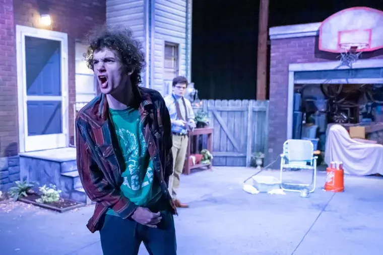 A Flagler student in a play.