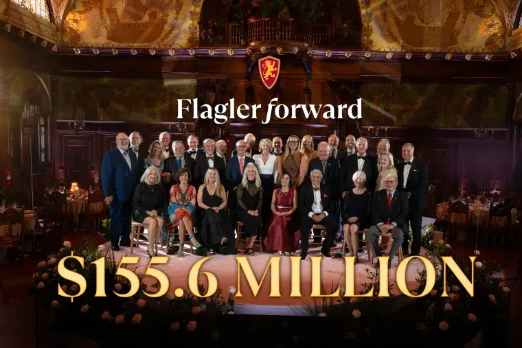 Flagler Forward Campaign Steering Committee with Total Dollars Raised - $155m
